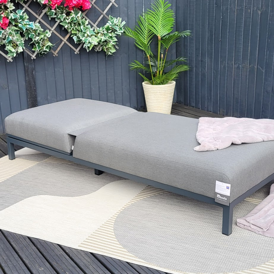 Sunny Outdoor Fabric Sun Lounger by Nova