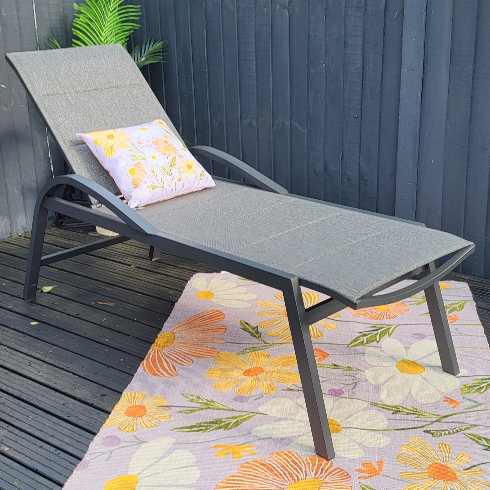 2 x Triton Sun loungers By Vila - DELIVERY ONLY WITHIN LOCAL AREA