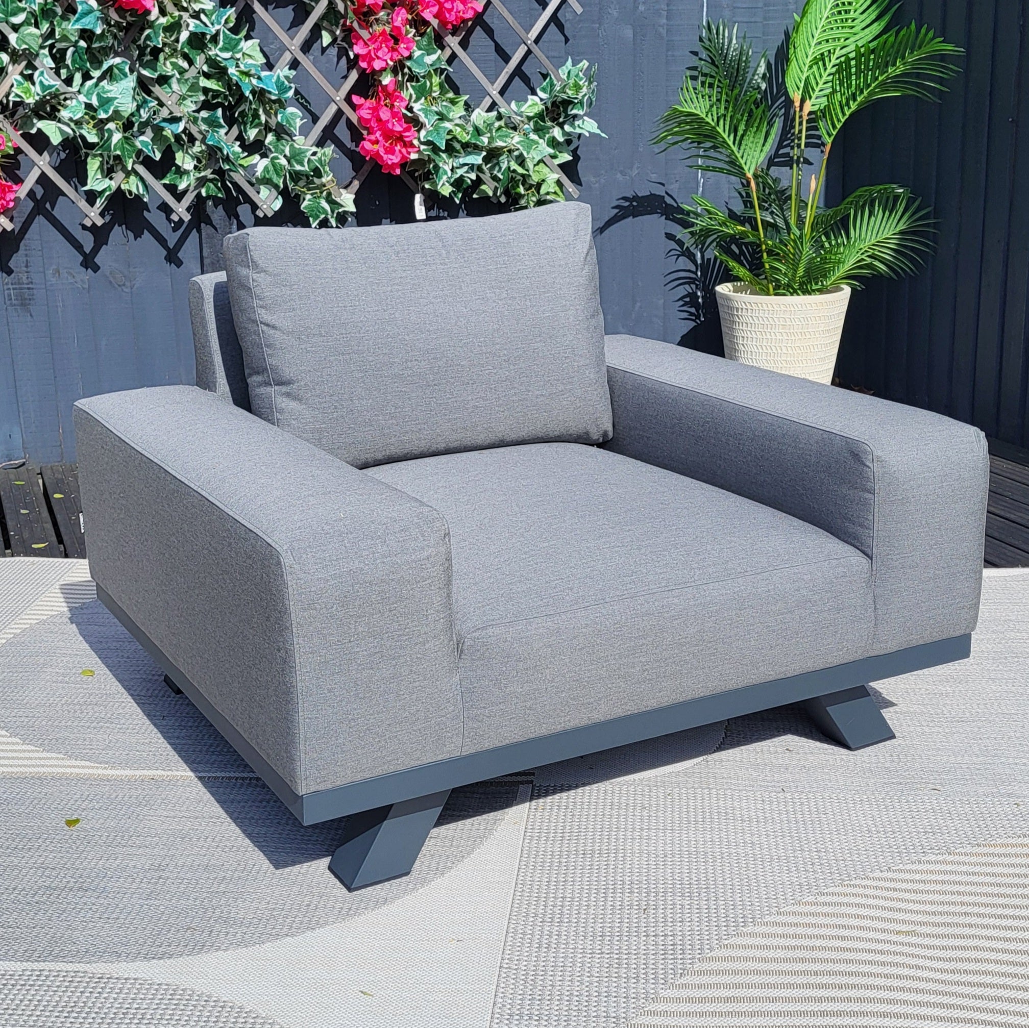 Outdoor Fabric Lounge Armchair - Tranquility By Nova