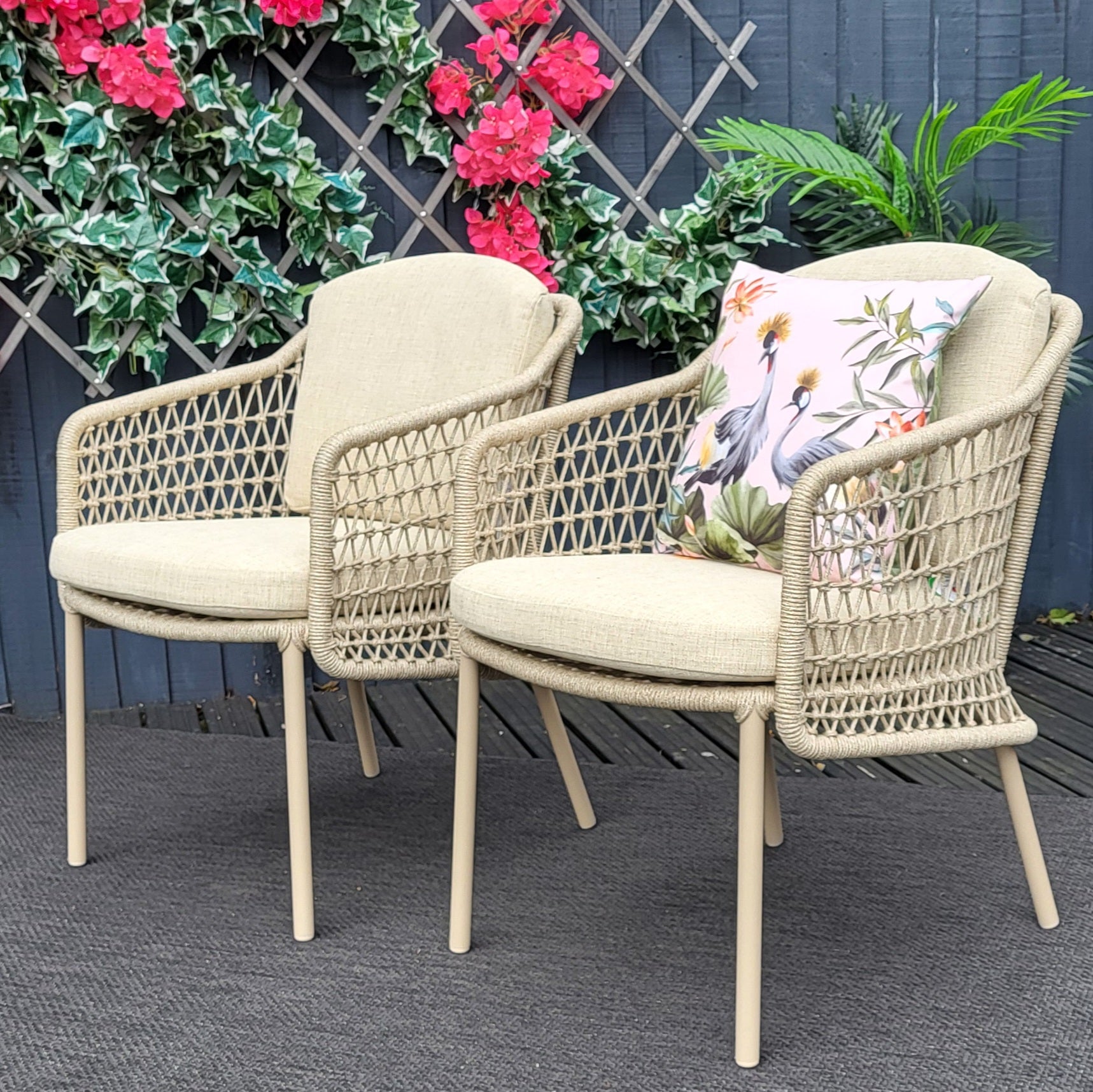 Puccini Outdoor 2 Dining Chairs by 4 Seasons Outdoor