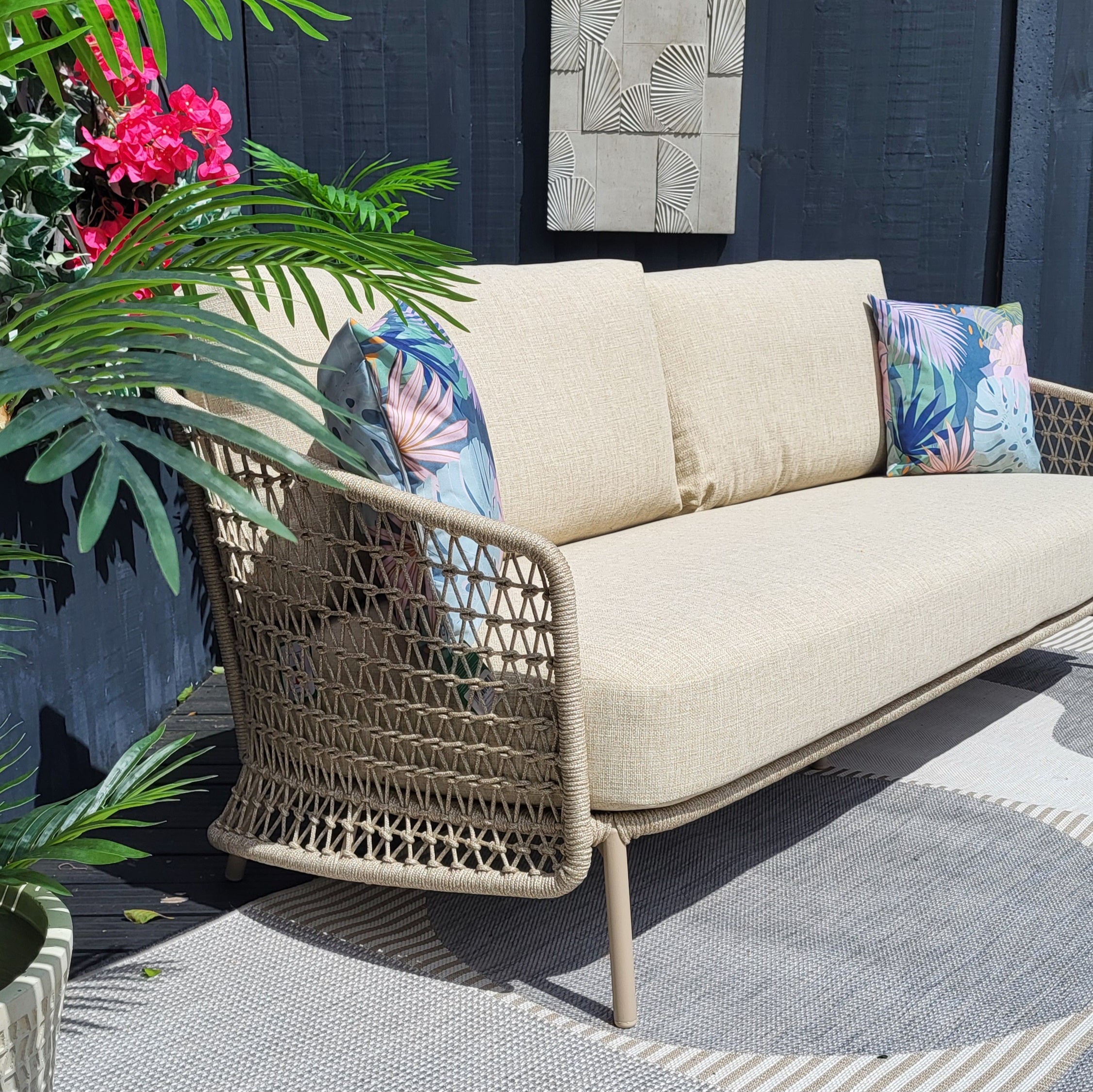 Puccini Outdoor Lounge 3 Seat Sofa by 4 Seasons Outdoor