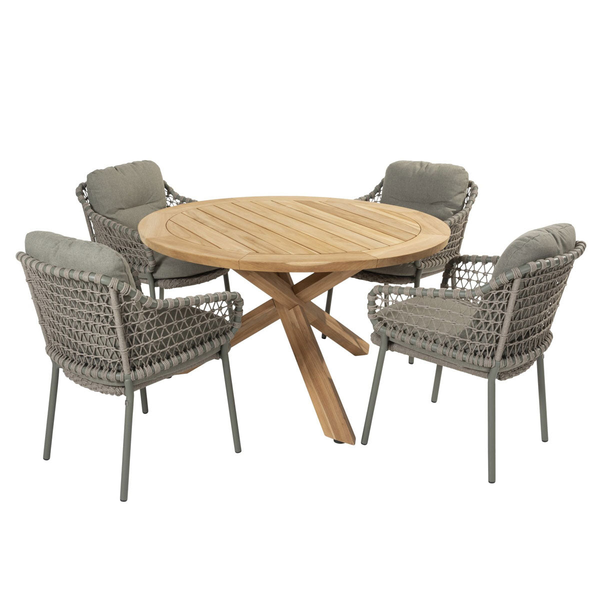 Jura 4 Seat Outdoor Dining Set | 4 Seasons Outdoor