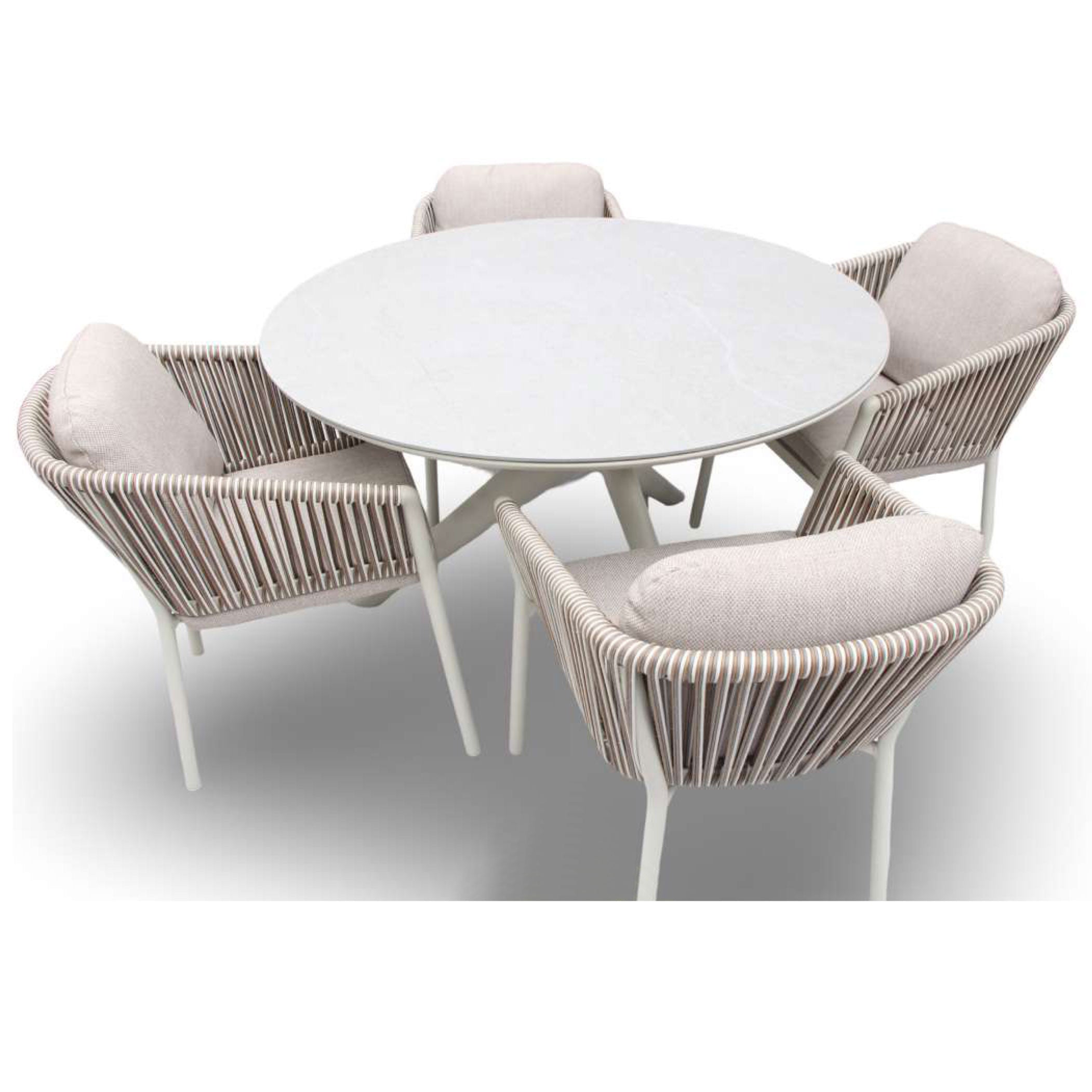 Outdoor 4 Seat Dining Set - Arnside By Vila