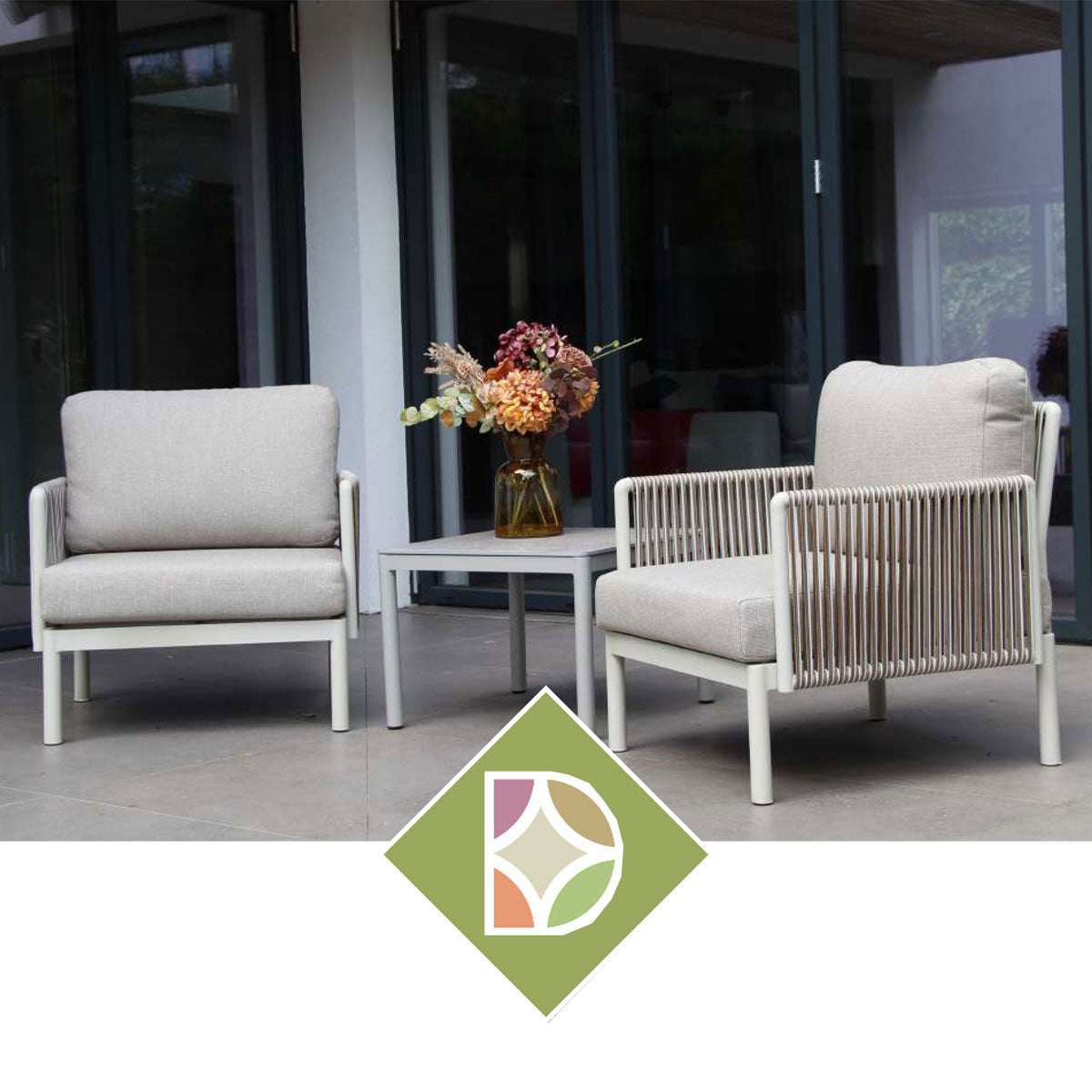 Outdoor Bistro Set - Arnside By Vila