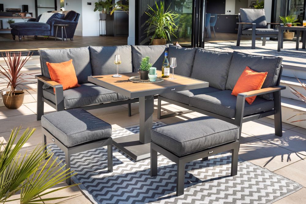 Outdoor Square Casual Corner Set - Asher By Hartman