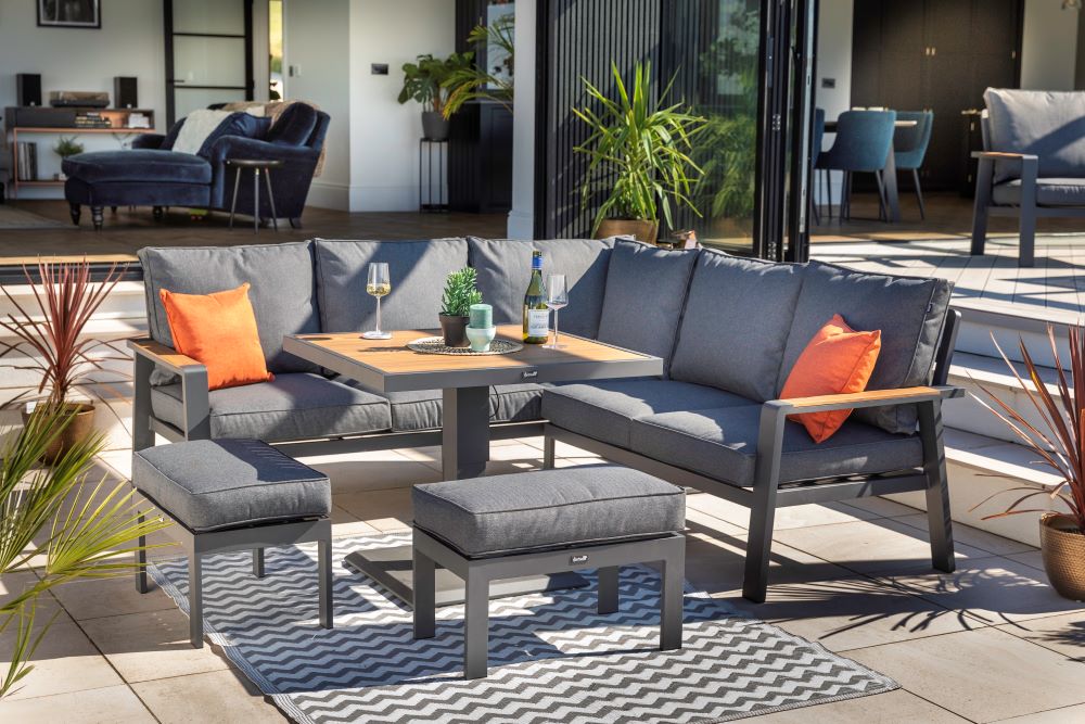 Outdoor Square Casual Corner Set - Asher By Hartman