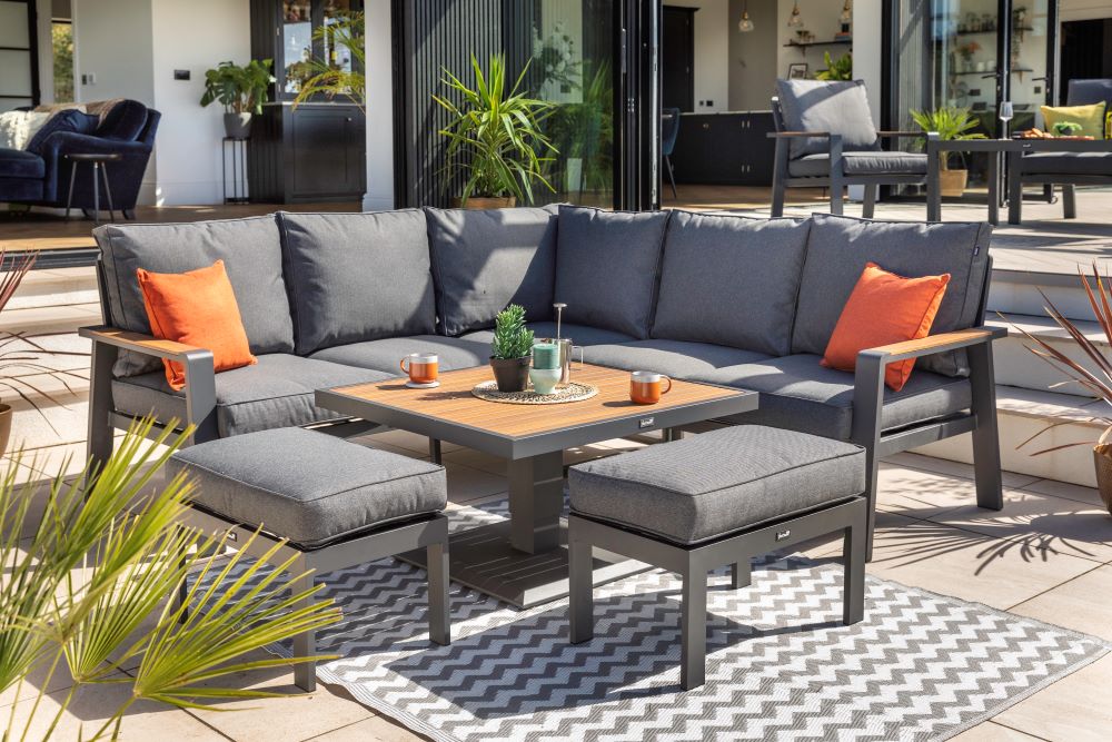 Outdoor Square Casual Corner Set - Asher By Hartman