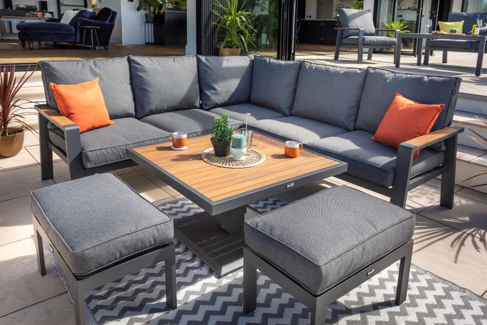 Outdoor Square Casual Corner Set - Asher By Hartman