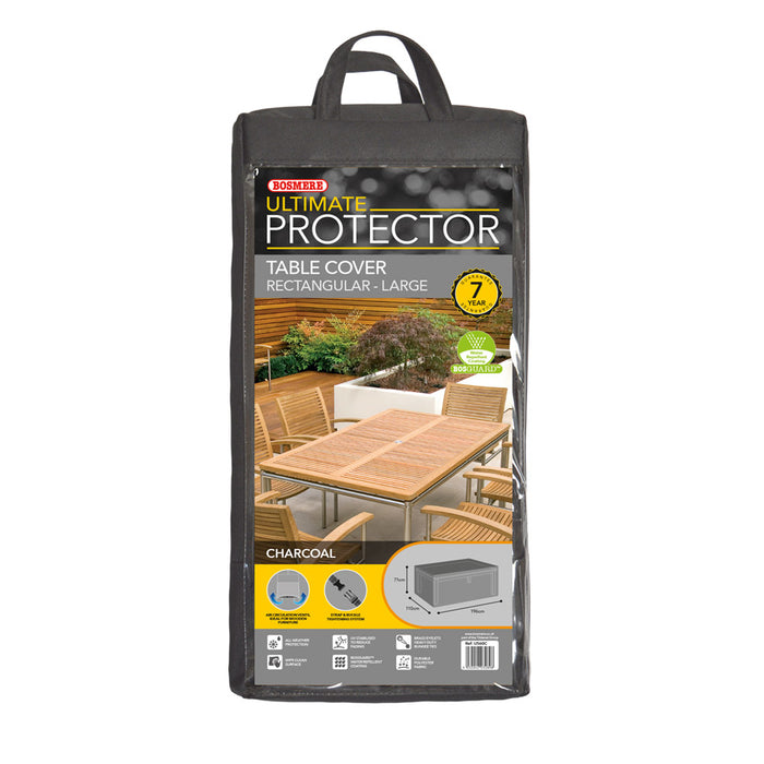 Capa protetora para móveis de exterior Bosmere Ultimate Protector para mesa retangular grande 196 cm x 110 cm