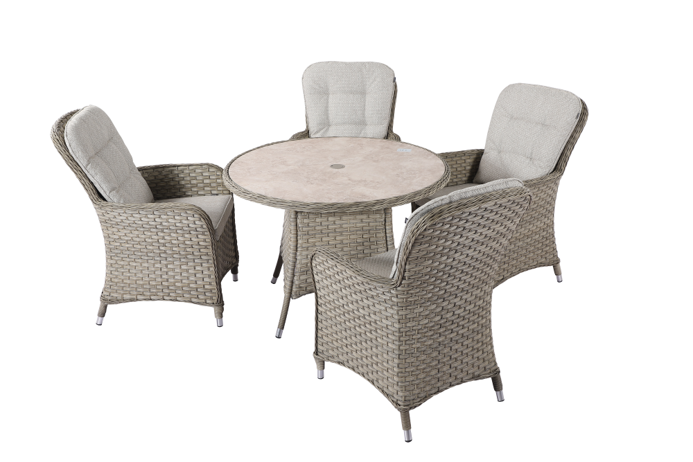 Outdoor 4 Seat Dining Set - Eton By Hartman