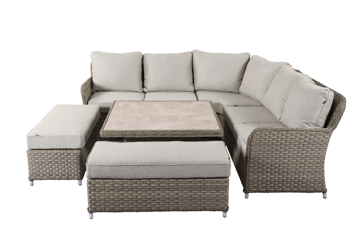 Outdoor Grand Square Casual Corner Set | Eton By Hartman