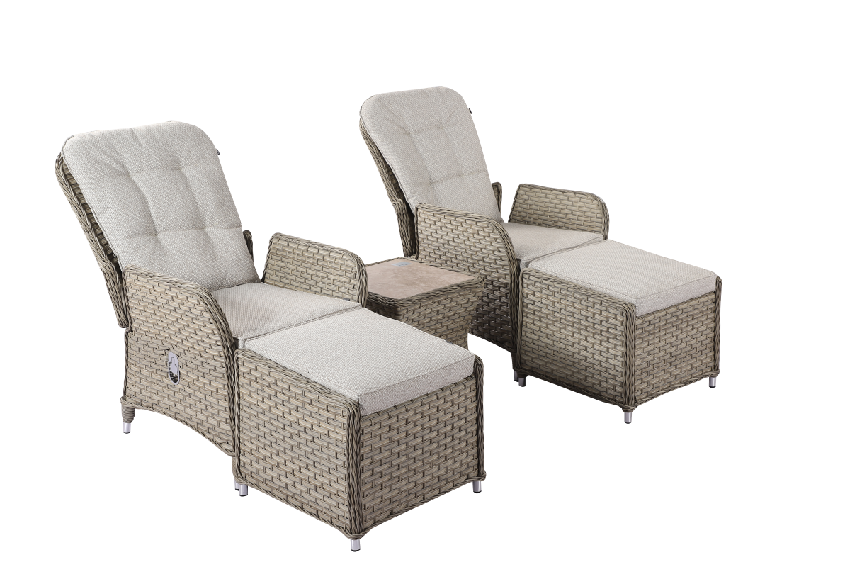 Outdoor Reclining Companion Bistro Set - Eton By Hartman