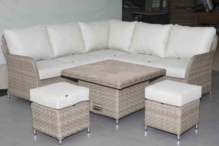 Outdoor Square Casual Corner Set | Eton By Hartman