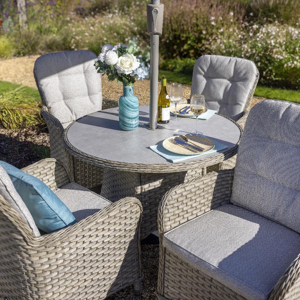 Outdoor 4 Seat Dining Set - Eton By Hartman