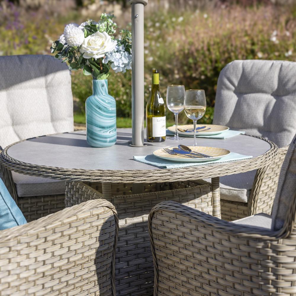 Outdoor 4 Seat Dining Set - Eton By Hartman