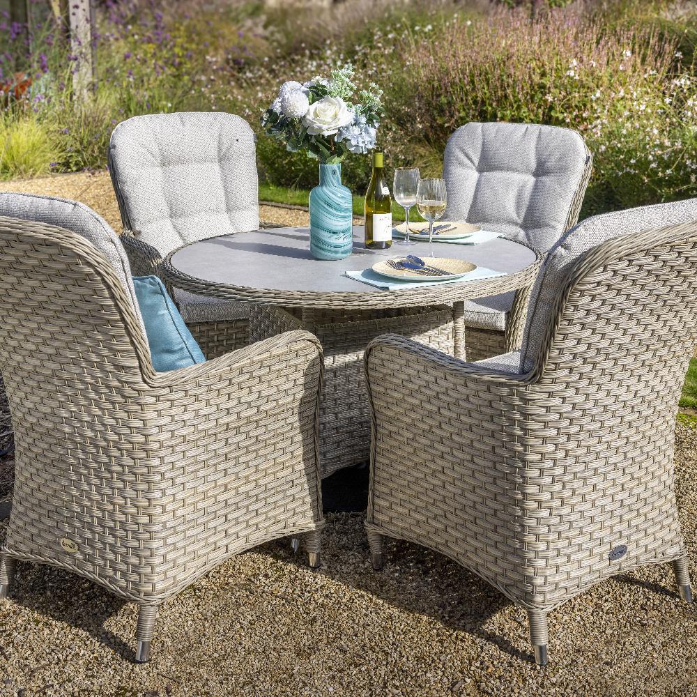 Outdoor 4 Seat Dining Set - Eton By Hartman