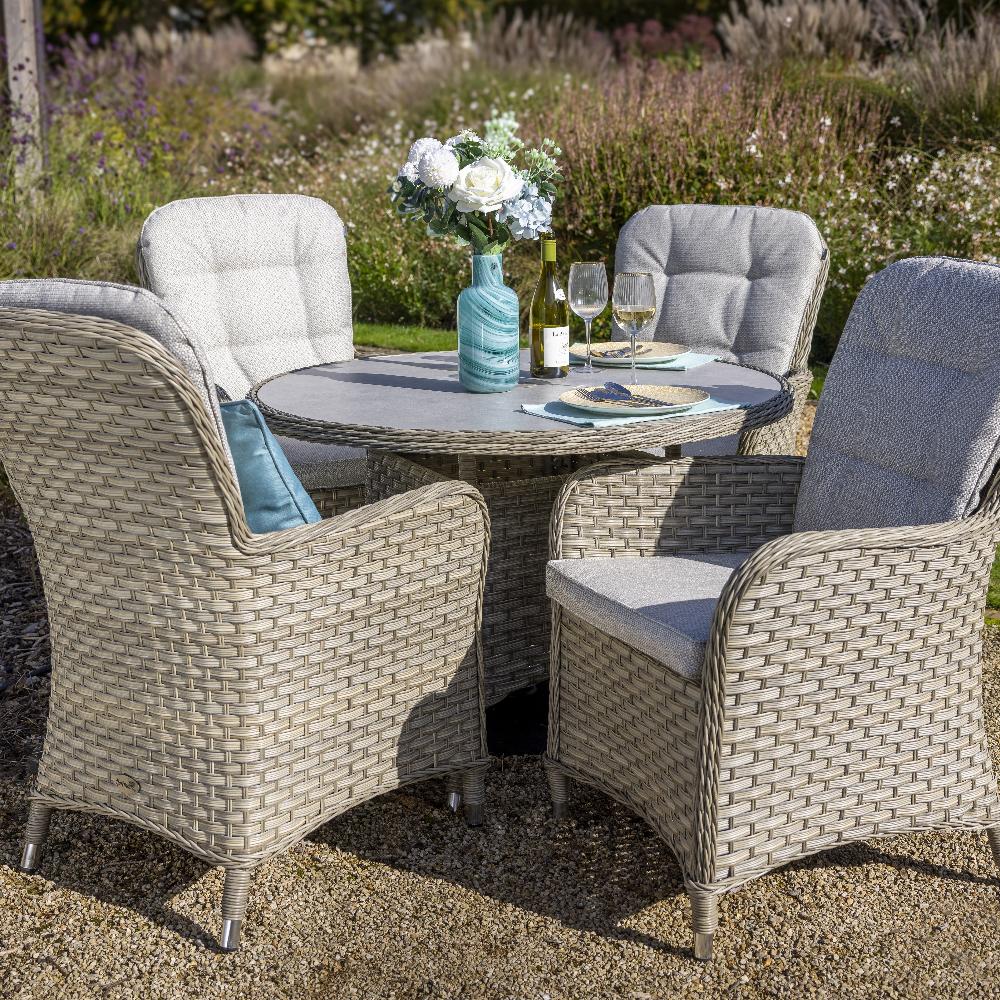 Outdoor 4 Seat Dining Set - Eton By Hartman