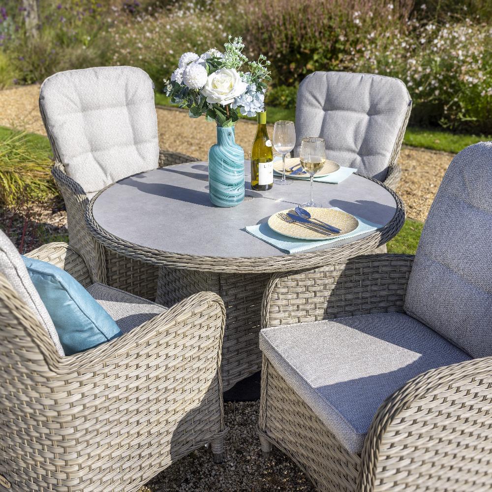 Outdoor 4 Seat Dining Set - Eton By Hartman