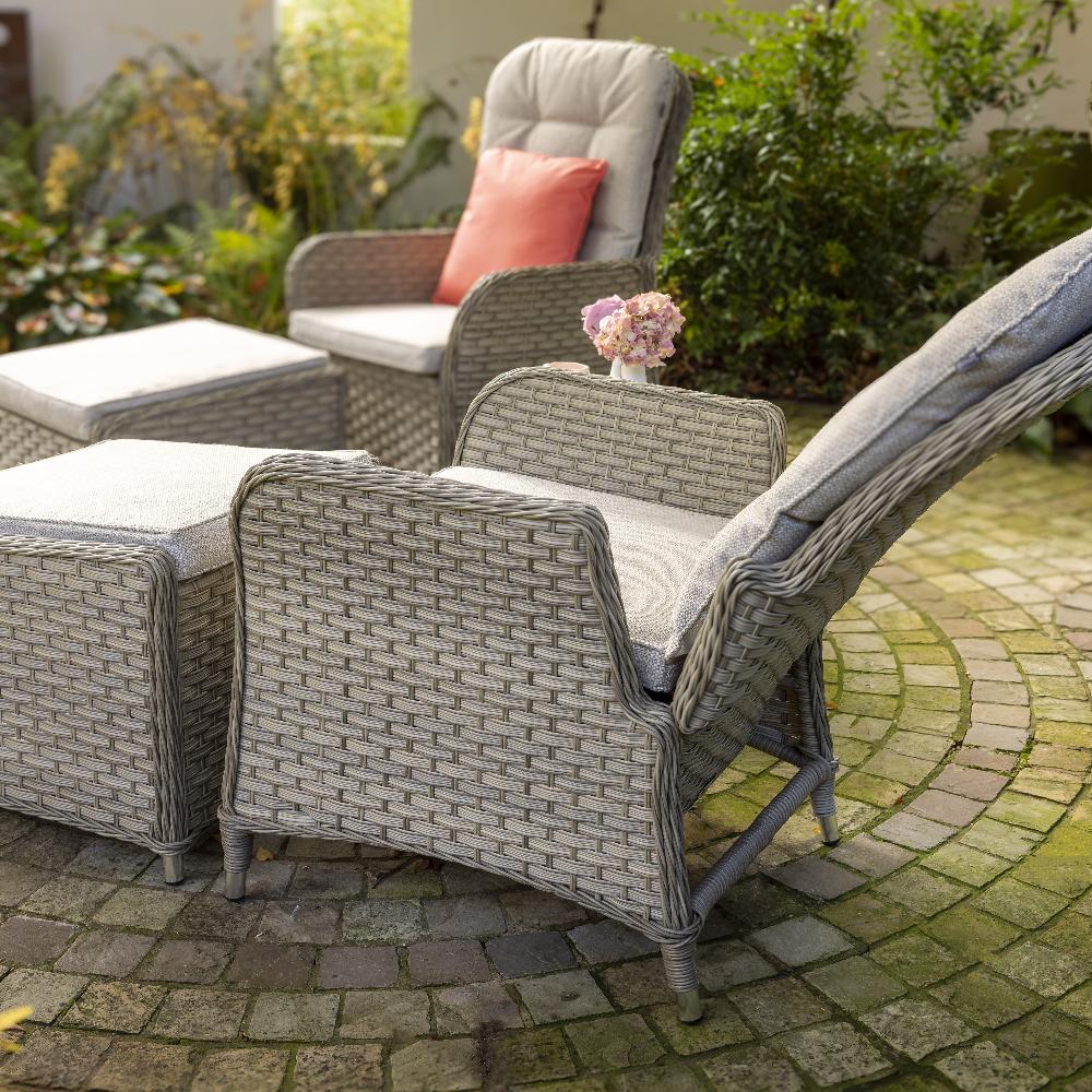 Outdoor Reclining Companion Bistro Set - Eton By Hartman