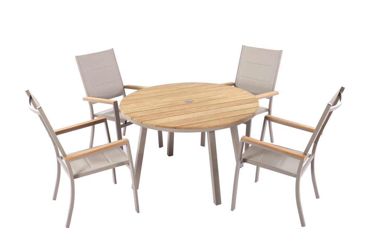 Outdoor 4 Seat Dining Set | Ezra By Hartman