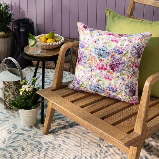 Hydrangea Outdoor Scatter Cushion