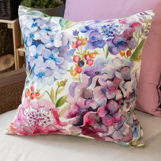 Hydrangea Outdoor Scatter Cushion