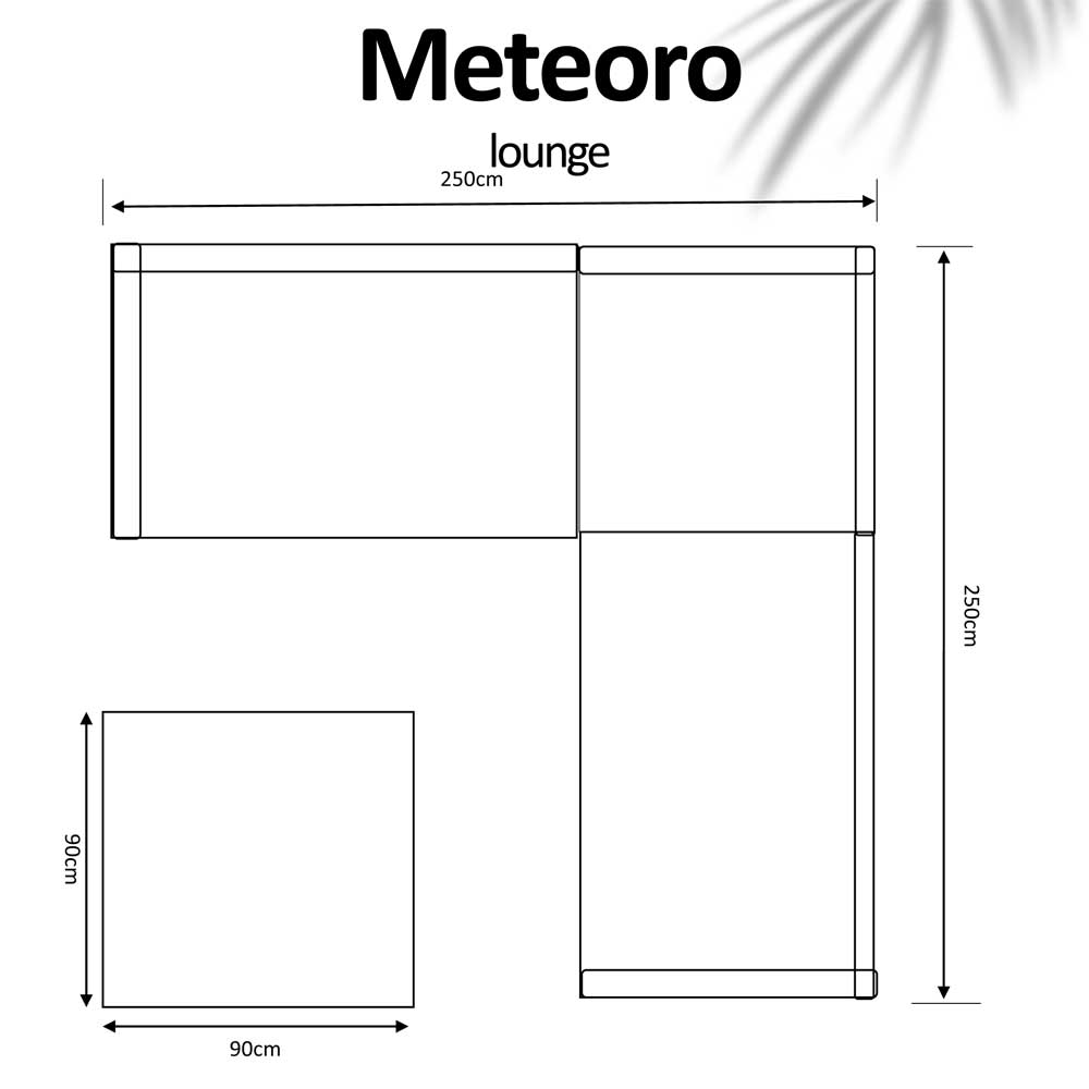 Meteoro Modula Lounge Corner by 4 Seasons Outdoor