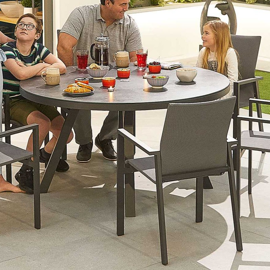 Outdoor Aluminium Round 140cm Table Only - Nova