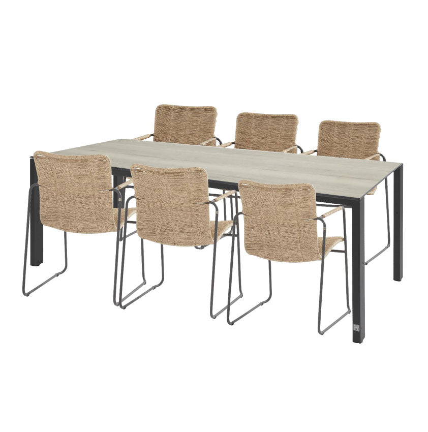 Palma 6 Seat Outdoor Dining Set | 4 Seasons Outdoor