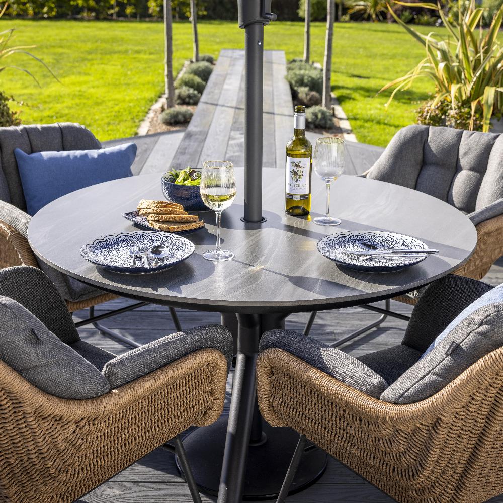 Outdoor 4 Seat Dining Set - Rayo By Hartman