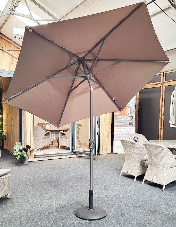 Riviera 250cm Taupe Parasol by 4 Seasons Outdoor