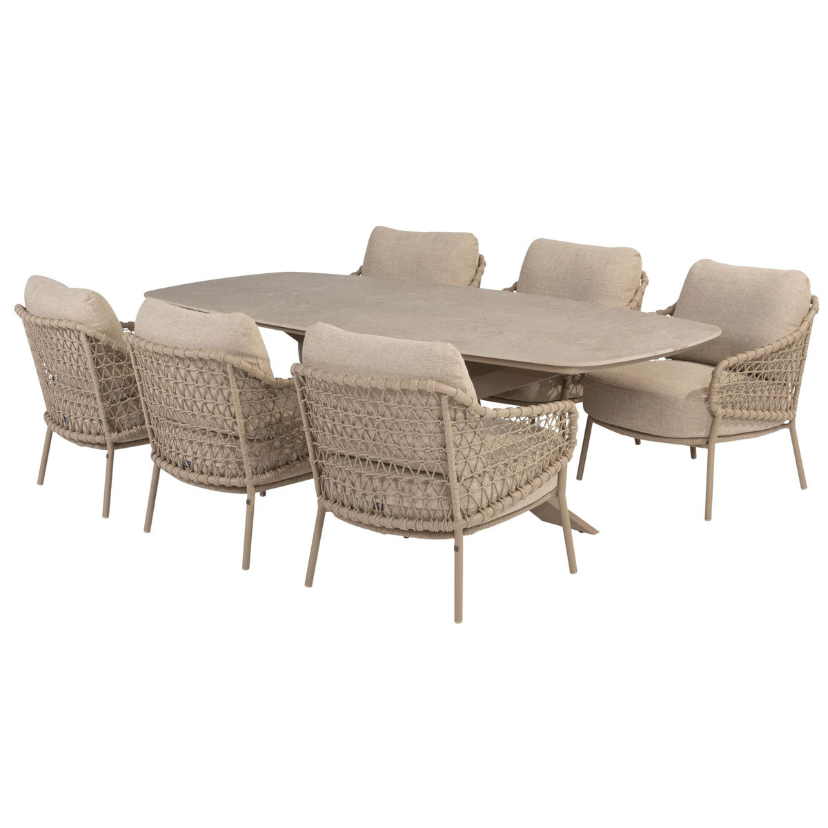 Sardinia 6 Seat Outdoor Dining Set | 4 Seasons Outdoor