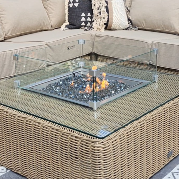 Outdoor Luxor Firepit in Willow | Nova