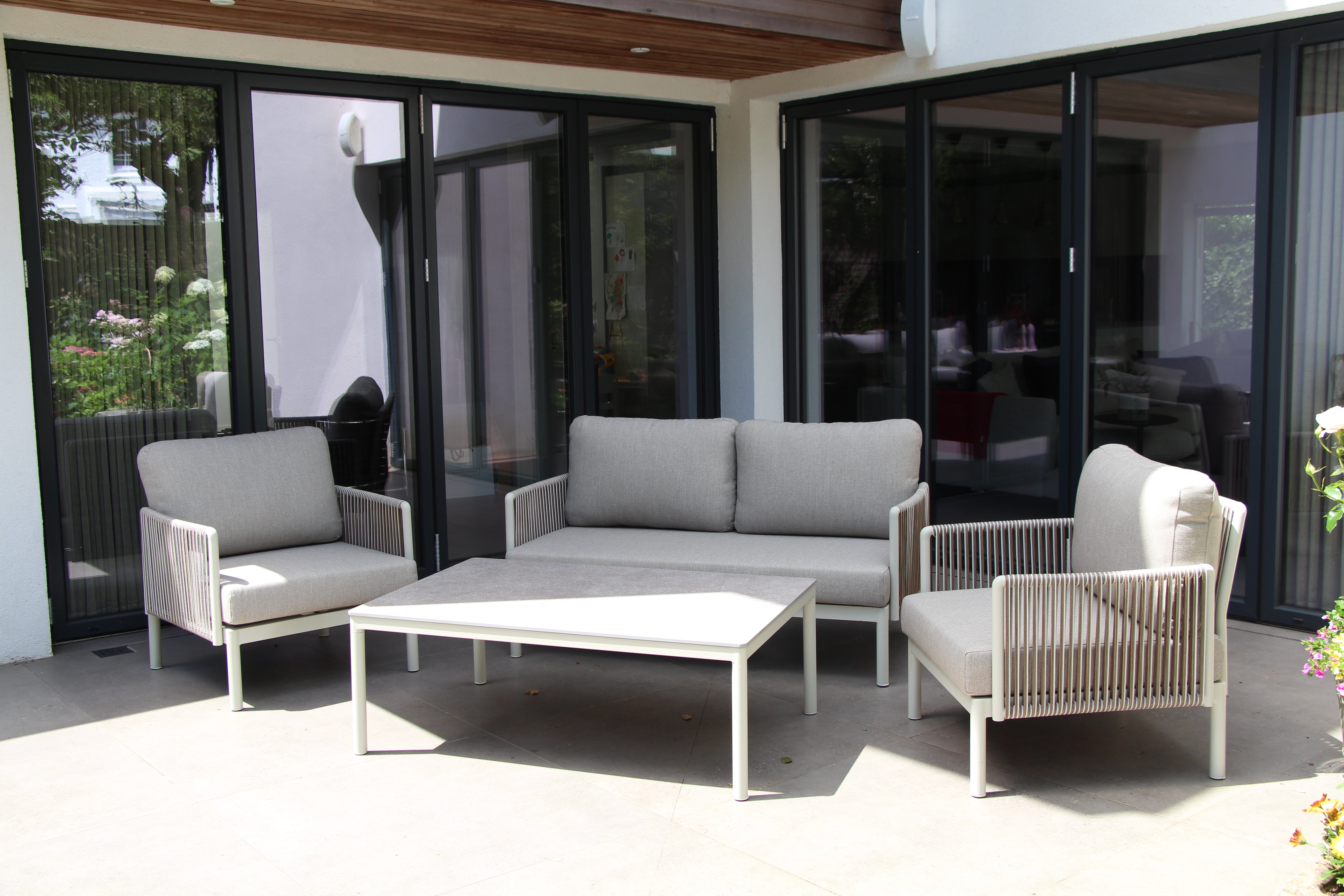 Outdoor 2 Seat Sofa Lounge Set - Arnside By Vila