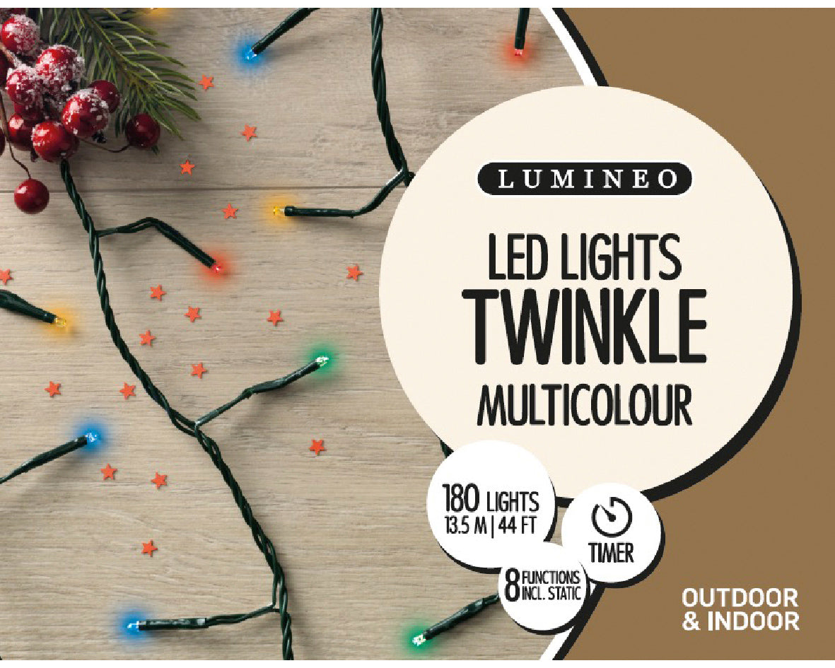 Christmas Lights | LED Twinkle Lights - Colour & Size Options